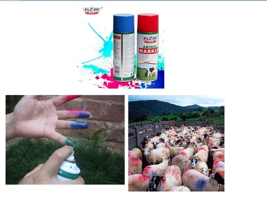 Το γρήγορα ξεραίνοντας χρώμα 600ml ψεκασμού ζωικού κεφαλαίου στεγανοποιεί τα πρόβατα χαρακτηρίζοντας το χρώμα ψεκασμού