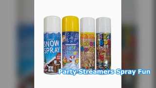 Party Streamers Spray Fun για όλες τις περιπτώσεις