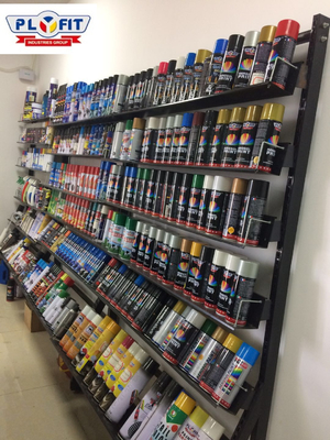 Προσαρμοσμένο χρώμα 200ml 350ml 400ml ψεκασμού αερολύματος χρωμάτων που ξεραίνει γρήγορα την πολλαπλάσια χρήση