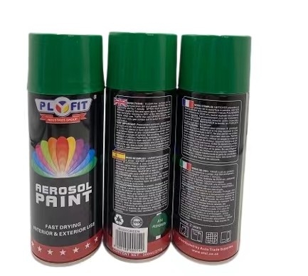 400ml γρήγορα ξεραίνοντας το ε-ομο φιλικό ανοξείδωτο χρώμα ψεκασμού αερολύματος