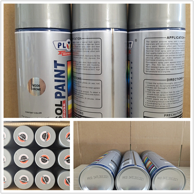 Το γρήγορο Dring αδιάβροχο χρώμα 400ml ψεκασμού χρώματος αερολύματος Tinpate ανά μπορεί